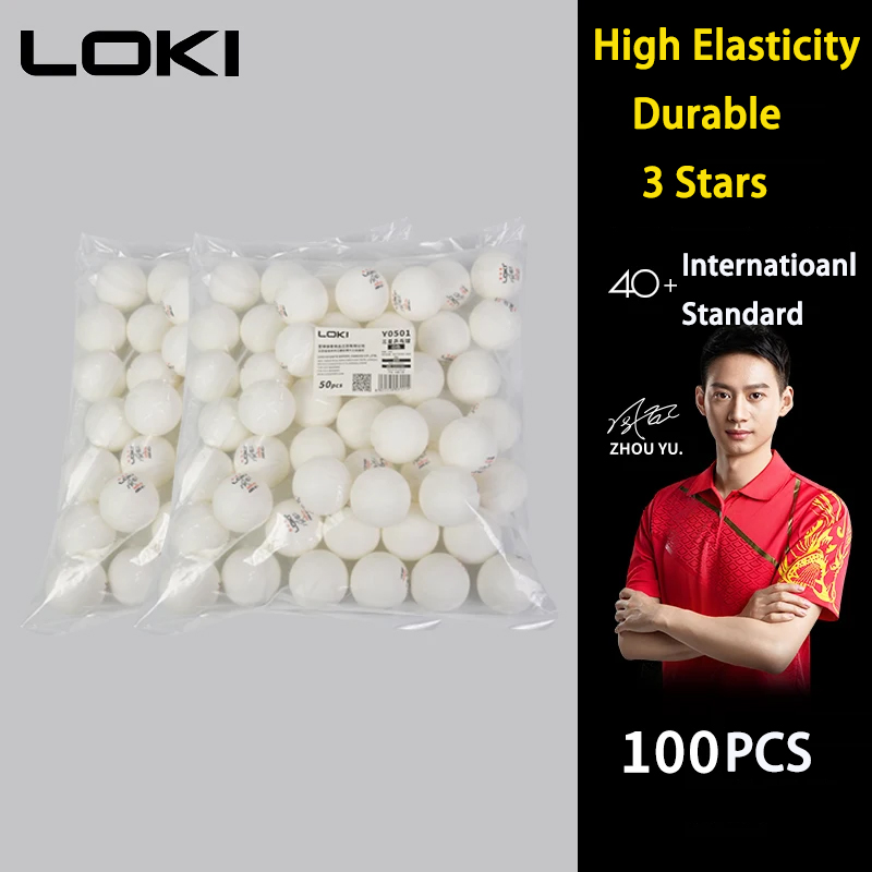 Donic Table Tennis Ball - 50/100PCS LOKI Table Tennis Balls 3