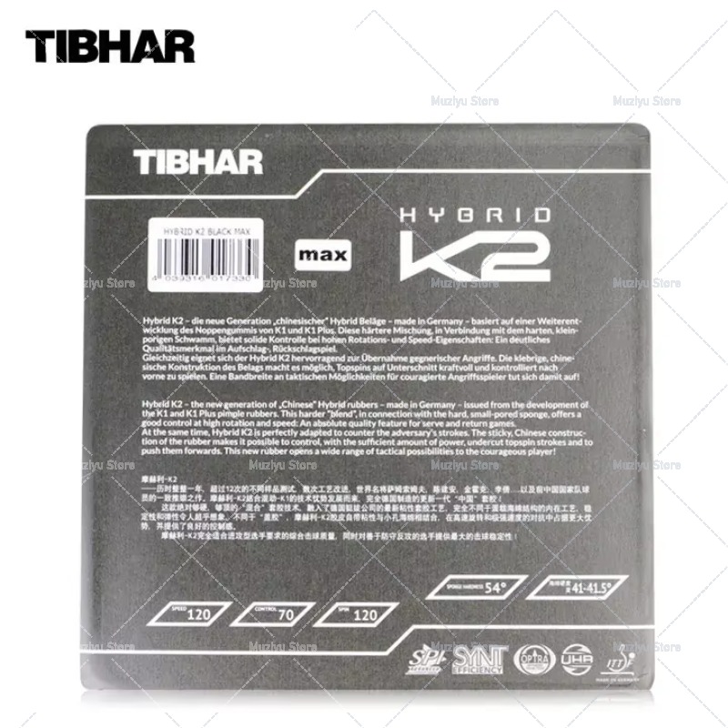 Table Tennis Germany - TIBHAR HYBRID K2 Table Tennis Rubber