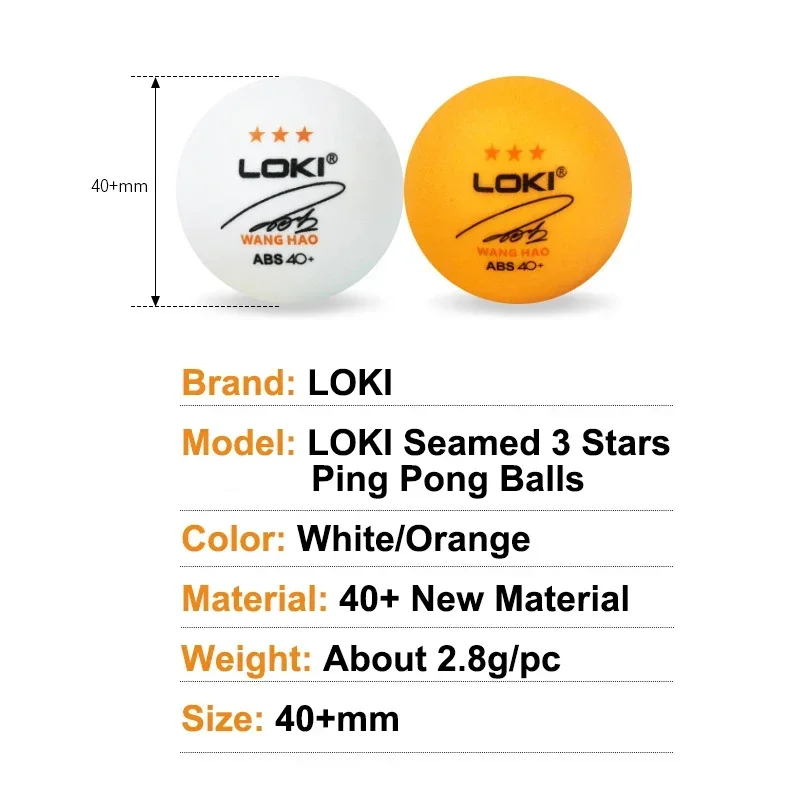 50/100PCS LOKI Table Tennis Ba - Donic Table Tennis Ball 评论和价格