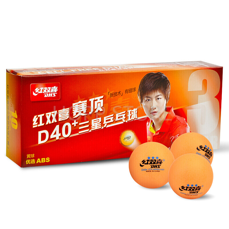 DHS 3-Star D40+ Table Tennis B - Donic Table Tennis Ball 评论和价格