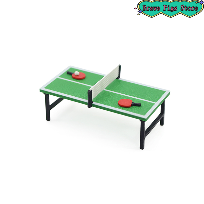 1:12 Miniature Table Tennis Ra - Table Tennis Paddle Set 评论和价格