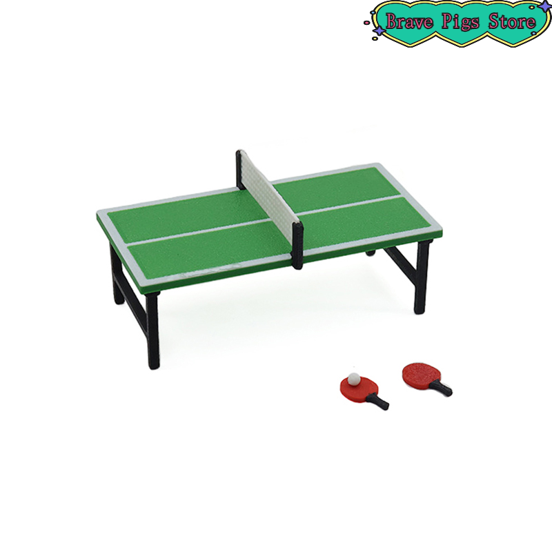 1:12 Miniature Table Tennis Ra - Table Tennis Paddle Set 评论和价格