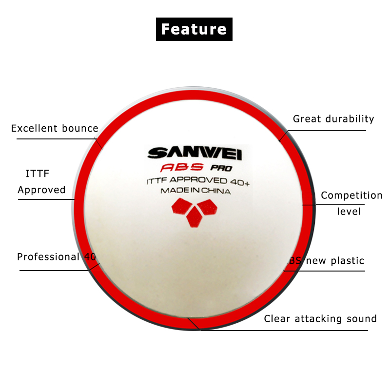 SANWEI ABS PRO 3-Star 40+ Tabl - Donic Table Tennis Ball 评论和价格