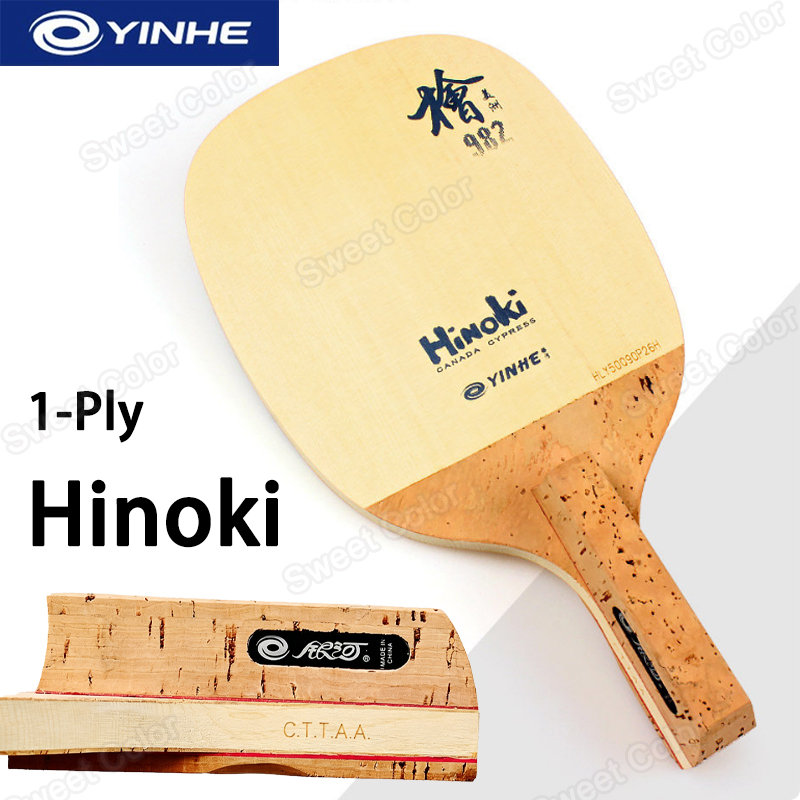 YINHE 982 1-Ply Solid Hinoki W - Table Tennis In Japanese 评论和价格