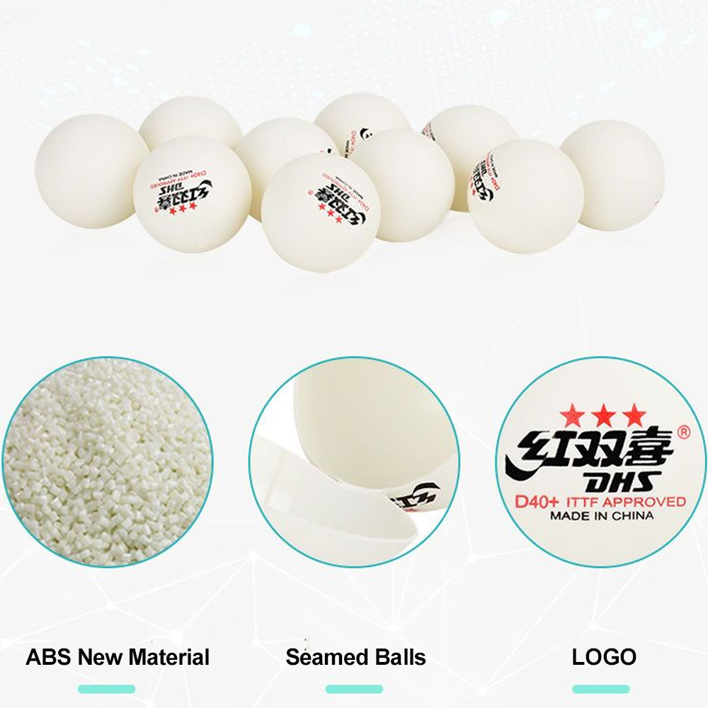 DHS DJ40+ D40+ 3-Star ABS Tabl - Donic Table Tennis Ball 评论和价格