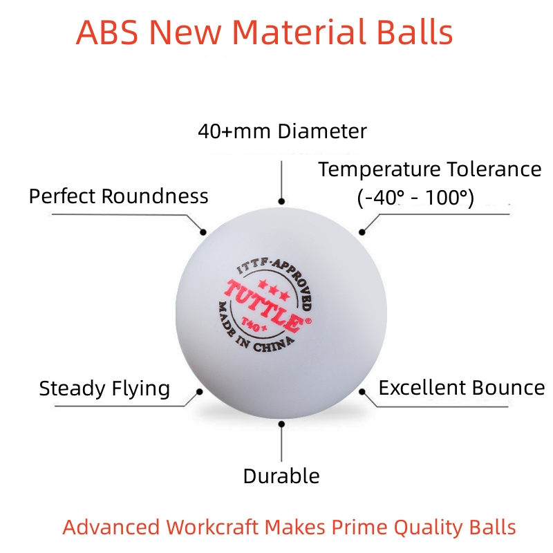 TUTTLE New Material ABS Plasti - Donic Table Tennis Ball 评论和价格