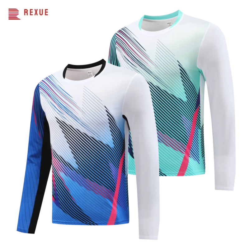 Long Sleeve Badminton Shirt Un - Table Tennis Jersey 评论和价格